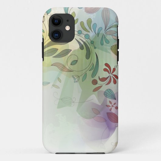 Coques Case-Mate iPhone aquarelle iPhone5 abstraite florale (Dos)