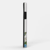 Coques Case-Mate iPhone Aquarelle japonaise Fleur Bleue Botanique (Dos/Droite)