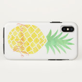 Coques Case-Mate iPhone Aquarelle jaune et verte Aiguille Aiguille Aiguill (Dos (Horizontal))