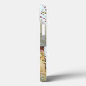 Coques Case-Mate iPhone Aquarelle jaune maison jardinières jardin (Verso / Gauche)