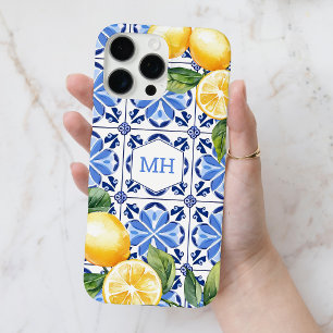 Coques iPhone 16 Pro Max Aquarelle jaune personnalisée Fruit citron Citrus