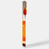 Coques Case-Mate iPhone Aquarelle Lueur Orange (Verso / Droite)