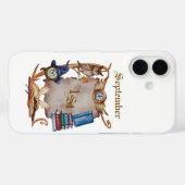 Coques Case-Mate iPhone Aquarelle magique de retour à l'école (Verso (horizontal))