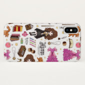 Coques Case-Mate iPhone Aquarelle magique Hermione Granger (Dos (Horizontal))