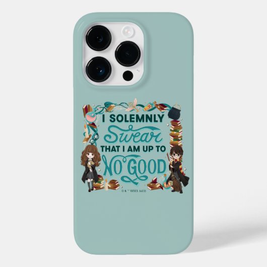 Coques Case-Mate iPhone Aquarelle magique "Je jure solennellement" (Verso)