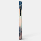 Coques Case-Mate iPhone Aquarelle marine Abstraite, rose et menthe Nom de  (Dos/Gauche)