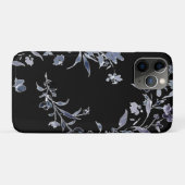 Coques Case-Mate iPhone Aquarelle marine indigo motif floral (Dos (Horizontal))