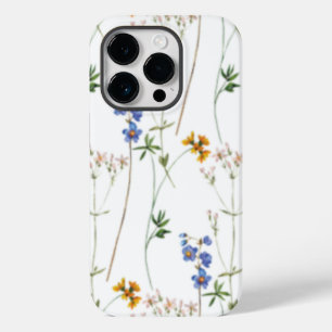 Coque Pour iPhone 14 Pro Aquarelle Meadow Motif transparent