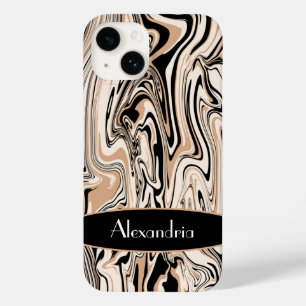 Coque Pour iPhone 14 Aquarelle moderne élégante et élégante Personnalis