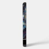 Coques Case-Mate iPhone Aquarelle moderne Loup d'hiver Nom personnalisable (Verso / Gauche)