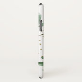 Coques Case-Mate iPhone Aquarelle moderne Verdure et or (Dos/Droite)