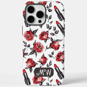 Coques iPhone 16 Pro Max Aquarelle monogramme Floral Botanical iPhone