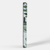 Coques Case-Mate iPhone Aquarelle monogramme Sage rustique Vert (Verso / Droite)