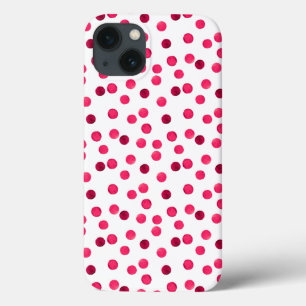 Case-Mate iPhone Case Aquarelle motif à pois rouge aquarelle