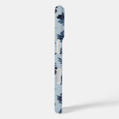 Coques Case-Mate iPhone Aquarelle Motif - Bleu classique - Indigo (Verso / Droite)