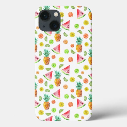 Coques Case-Mate iPhone Aquarelle Motif de fruits en conserve (Verso)