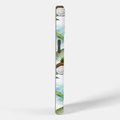 Coques Case-Mate iPhone Aquarelle Motif de noix de coco tropicale (Verso / Droite)