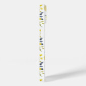 Coques Case-Mate iPhone Aquarelle Motif Floral Jaune (Verso / Droite)