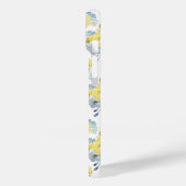 Coques Case-Mate iPhone Aquarelle Motif Floral Jaune (Verso / Gauche)