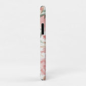 Coques Case-Mate iPhone Aquarelle Motif Floral Monogramme (Dos/Droite)