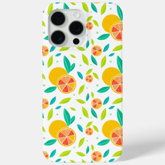 Coques Case-Mate iPhone Aquarelle Motif Oranges sucrées (Verso)