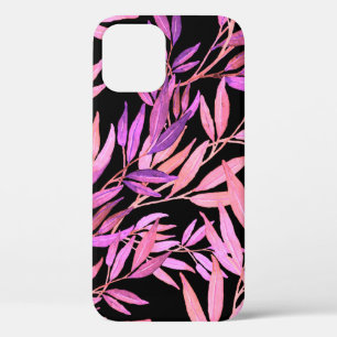 Case-Mate iPhone Case Aquarelle motif sans couture avec feuilles. Bright
