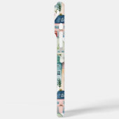 Coques Case-Mate iPhone Aquarelle Noël Maisons motif sans soudure. (Verso / Gauche)