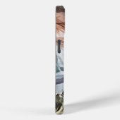 Coques Case-Mate iPhone Aquarelle Noir et Blanc Fluffin Chat dans la natur (Verso / Droite)