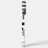 Coques Case-Mate iPhone Aquarelle Noir et Blanc Perdu Art (Verso / Droite)