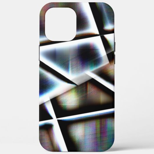 Coques Case-Mate iPhone Aquarelle numérique sous les rectangles encadrés e (Verso)