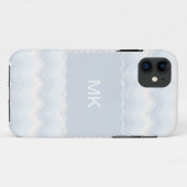 Coques Case-Mate iPhone Aquarelle Ocean Shades Chevron (Dos (Horizontal))