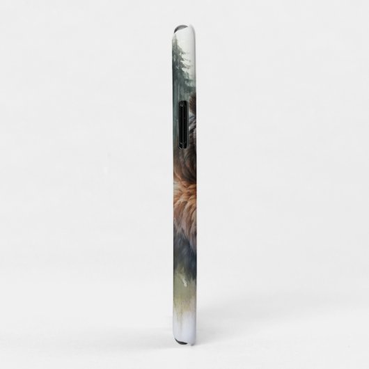 Coques Case-Mate iPhone Aquarelle Ours Rustique Wilderness (Dos/Droite)