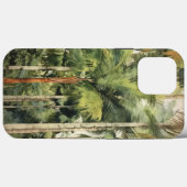 Coques Case-Mate iPhone Aquarelle, Palmier Arbre Jungle (Verso (horizontal))
