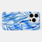Coques Case-Mate iPhone Aquarelle Palms Hawaiian Tropical en Royal Blue (Verso (horizontal))