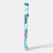 Coques Case-Mate iPhone Aquarelle Palms Hawaiian Tropical en Turquoise (Verso / Droite)