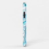 Coques Case-Mate iPhone Aquarelle Palms Hawaiian Tropical en Turquoise (Dos/Droite)