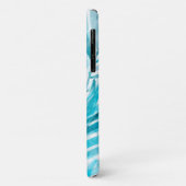 Coques Case-Mate iPhone Aquarelle Palms Hawaiian Tropical en Turquoise (Dos/Gauche)