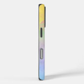 Coques Case-Mate iPhone Aquarelle Pastel Abstrait & Monogram (Verso / Droite)