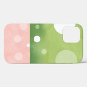 Coques Case-Mate iPhone Aquarelle Pastel Watermelon avec points blancs (Verso (horizontal))
