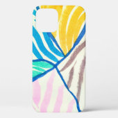 Coques Case-Mate iPhone Aquarelle patchwork : style de peinture sale. (Verso)