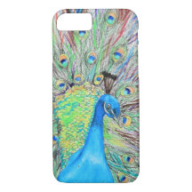 Aquarelle Peacock peinture