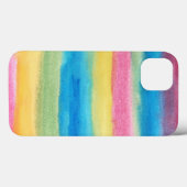 Coques Case-Mate iPhone aquarelle peinte à la main (Verso (horizontal))