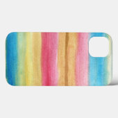 Coques Case-Mate iPhone aquarelle peinte à la main (Verso (horizontal))
