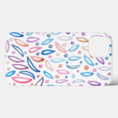 Coques Case-Mate iPhone aquarelle peinte à la main (Verso (horizontal))