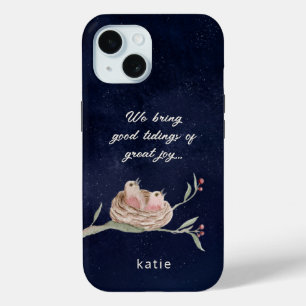 Coque Pour iPhone 15 Aquarelle Peinte À La Main Tidings De Grande Joie