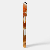 Coques Case-Mate iPhone Aquarelle peinture d'un chat orange mignon (Verso / Droite)