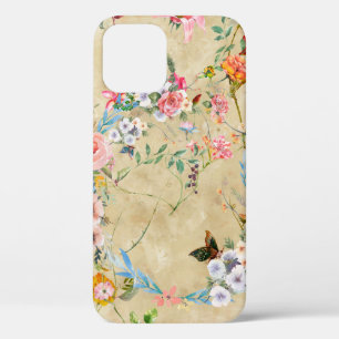 Case-Mate iPhone Case Aquarelle peinture feuille et fleurs, sans soudure
