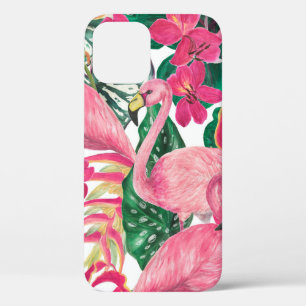 Case-Mate iPhone Case Aquarelle peinture sans couture motif avec flamant