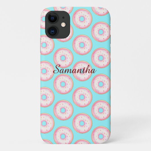 Coques Case-Mate iPhone Aquarelle Pink Glazed Sprinkts (Dos)