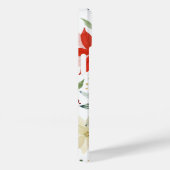 Coques Case-Mate iPhone Aquarelle Poinsettia (Verso / Droite)
